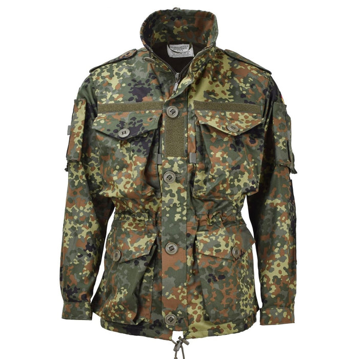 Giacca tattica da combattimento militare Leo Kohler leggera da campo flecktarn mimetica - GoMilitar
