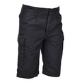 Personnel militare di Leo Kohler Bermuda Shorts Shorts a lunghezza del ginocchio Nero