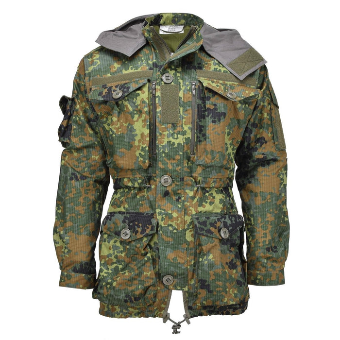 Giacca grembiule militare ripstop Leo Kohler flecktarn cordura tattica mimetica - GoMilitar