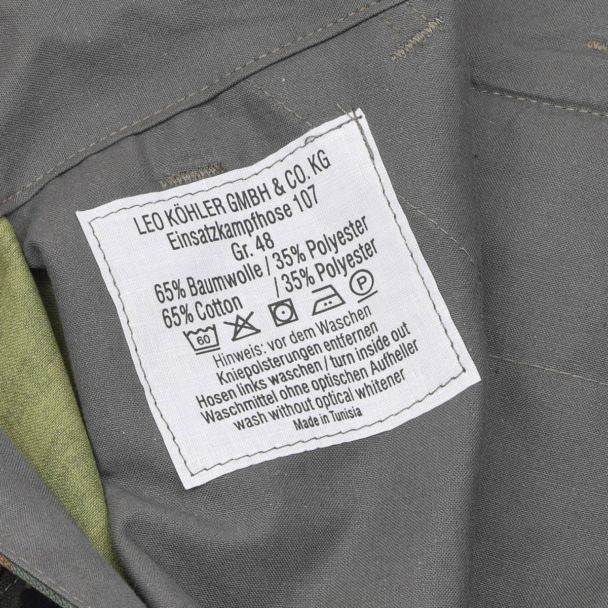 Leo kohler pantaloni da combattimento robusti pantaloni tattici rinforzati flecktarn