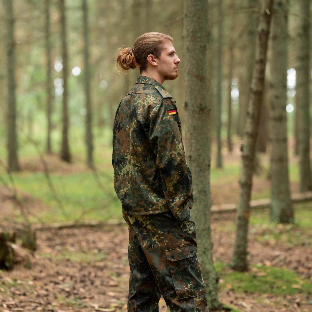 Camicie militari tattiche Leo Kohler Flecktarn Cambiatura a luce mimetica BW Giacca