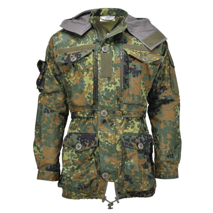 Giacca grembiule tattica Leo Kohler in tessuto ripstop con cappuccio in cordura rinforzata sui gomiti - GoMilitar