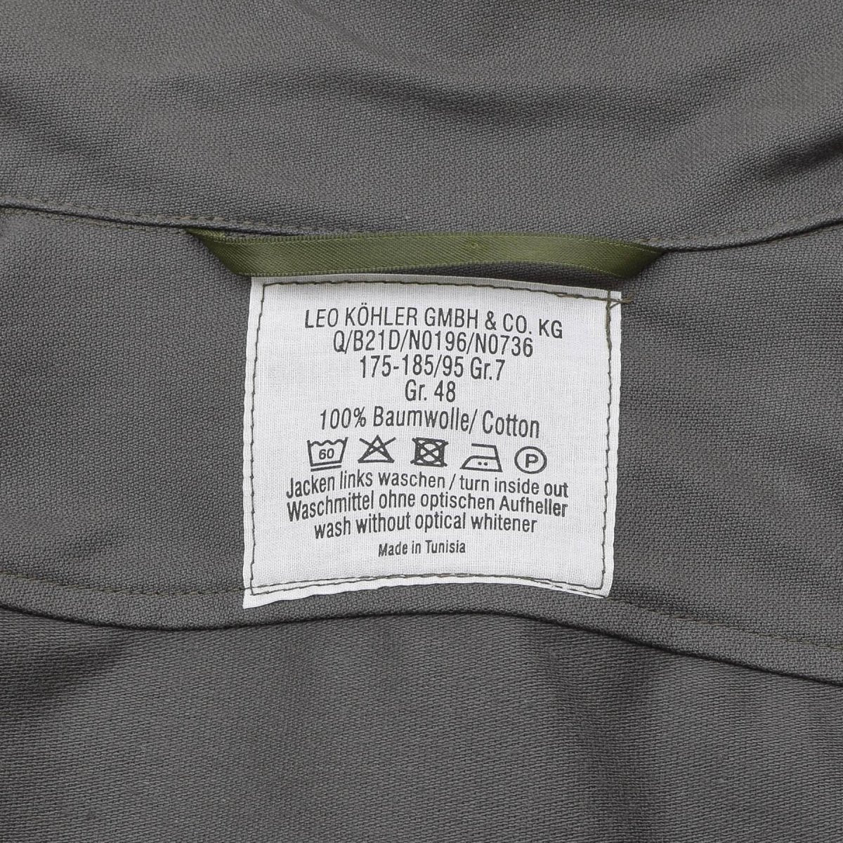 Leo Kohler Troops Uniforme Shirt Personnel militare Daily Shirts Heavy Duty Olive