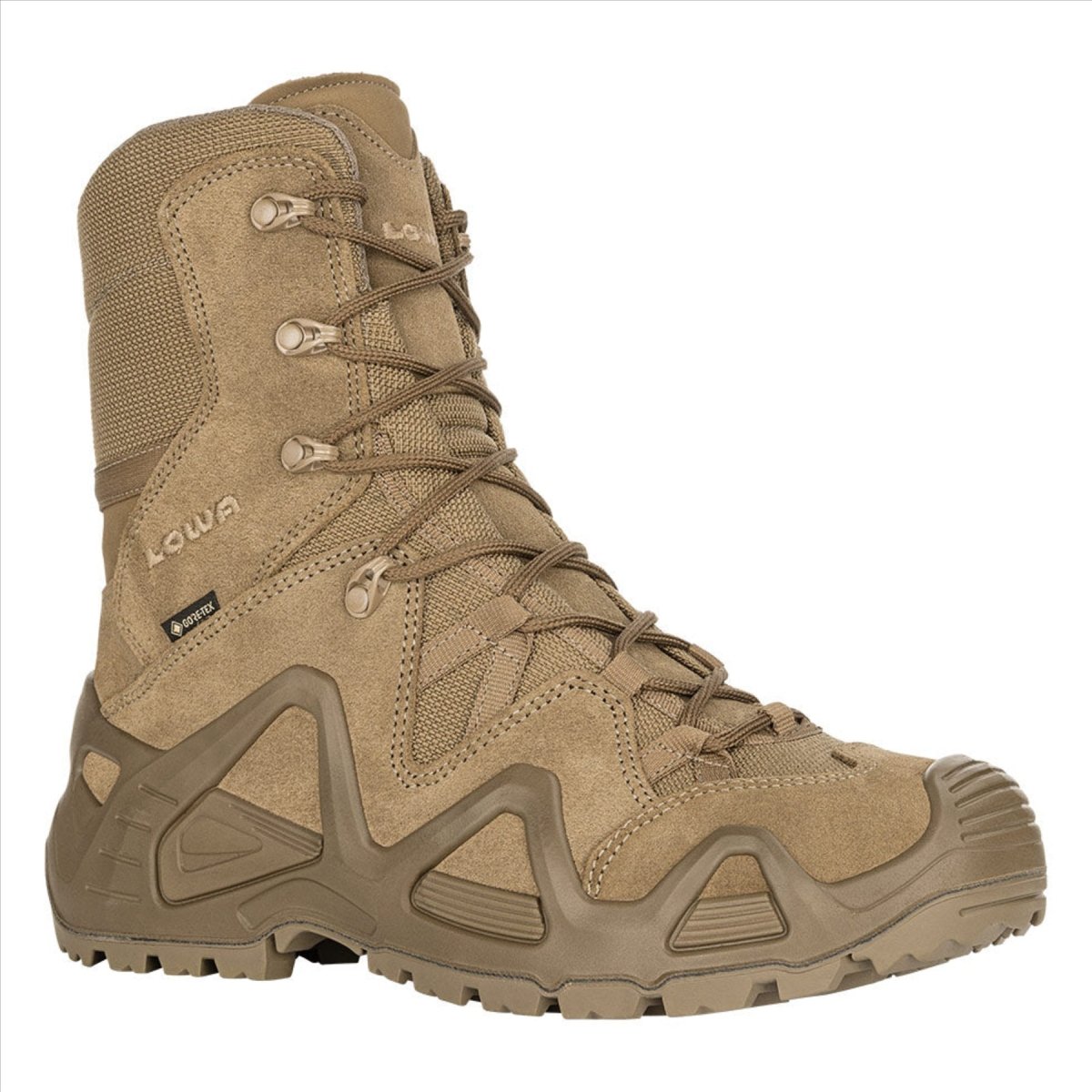LOWA Zephyr GTX HI TF Stivali tattici Impermeabili Traspiranti Supporto Coyote