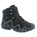 LOWA Zephyr GTX MID TF Stivali da combattimento tattici impermeabili in pelle scamosciata traspirante neri
