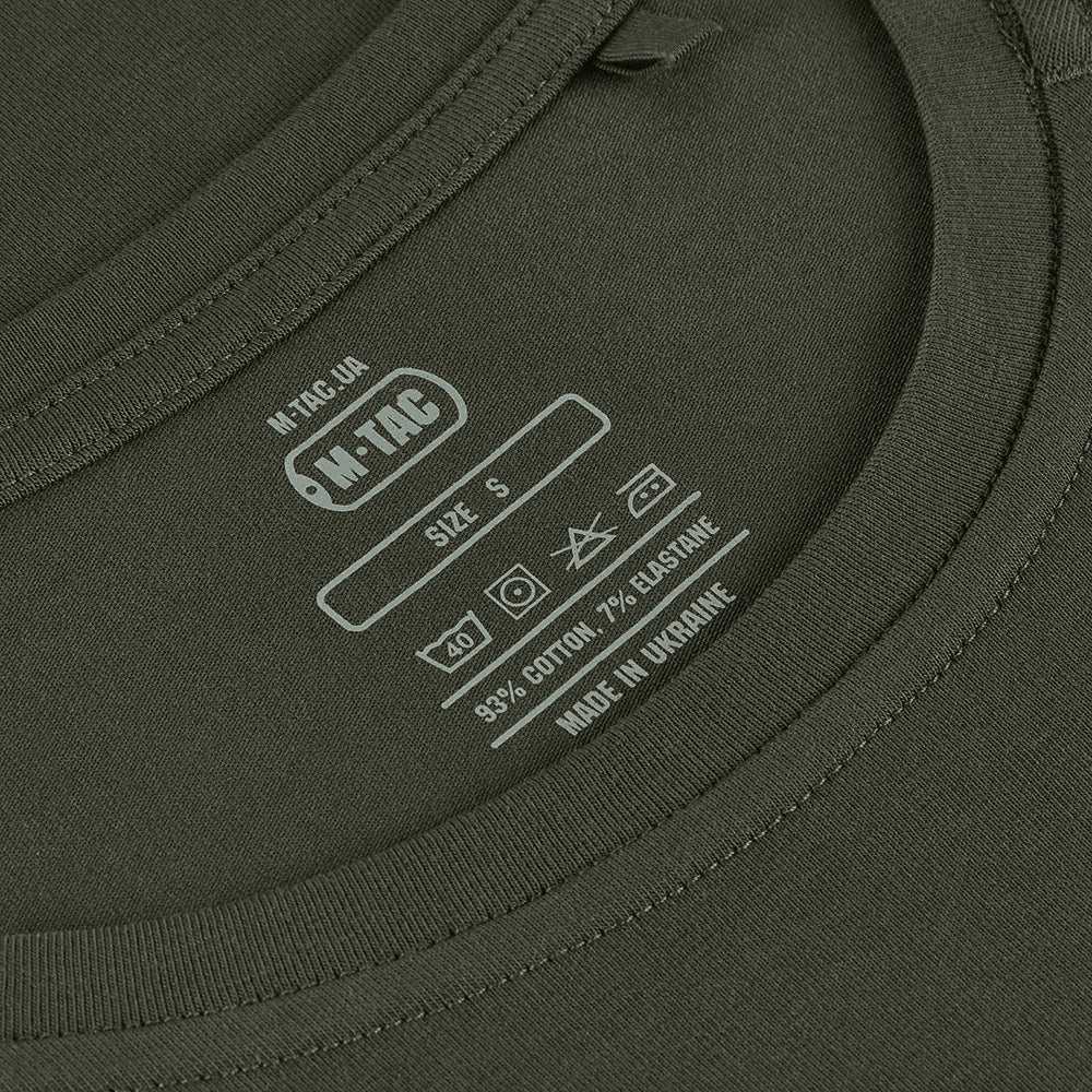 T-shirt M-Tac 93/7 Summer Comfort Fit in cotone elasticizzato leggero verde militare