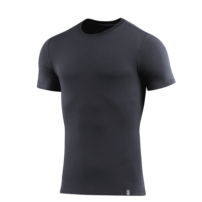 M-TAC 93/7 Summer T-Shirt Lightweight Stretch Cotton Short Sleeve Dark Grey - GoMilitar
