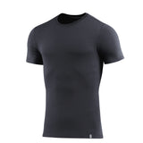 T-shirt estiva M-TAC 93/7 in cotone elasticizzato leggero manica corta grigio scuro