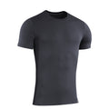 T-shirt estiva M-TAC 93/7 in cotone elasticizzato leggero manica corta grigio scuro