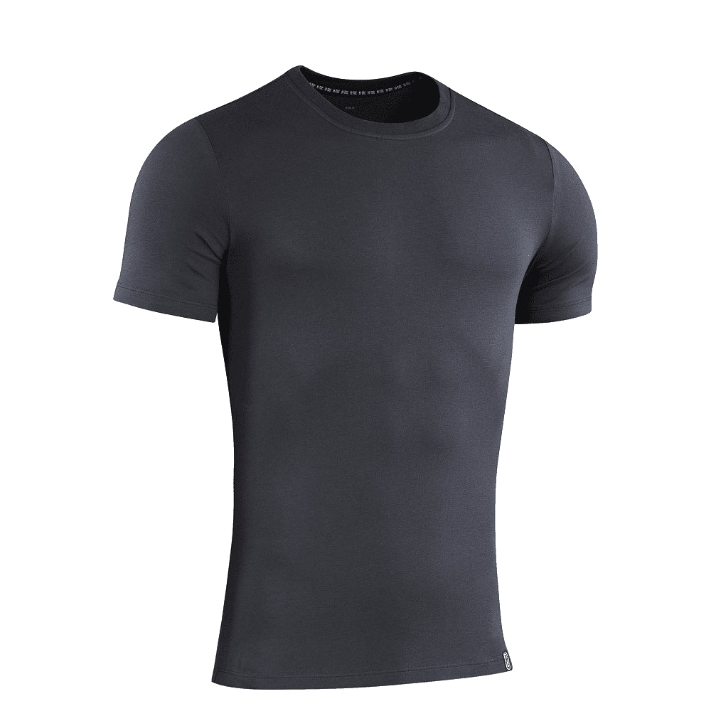 T-shirt estiva M-TAC 93/7 in cotone elasticizzato leggero manica corta grigio scuro