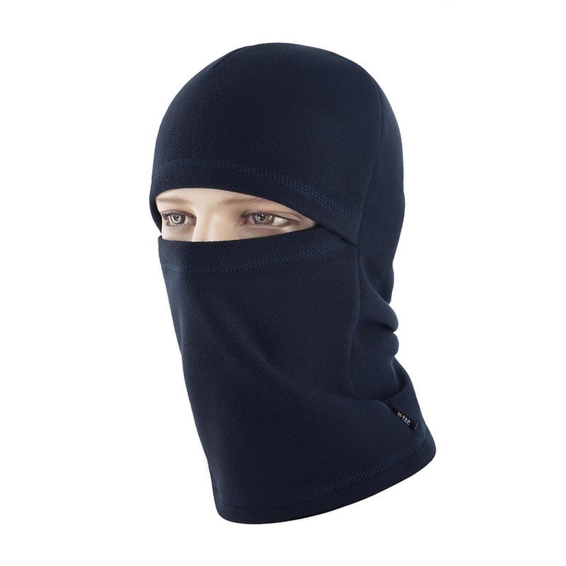 Blue M-TAC military style fleece balaclava for warmth, moisture wicking, and lightweight tactical headwear