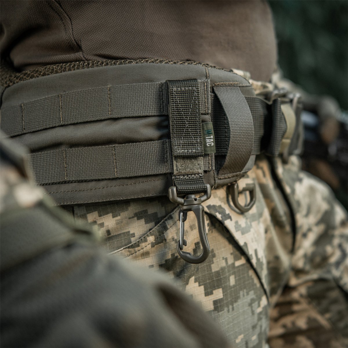 Attacco moschettone M-TAC Interfaccia MOLLE Murdlock Sling Attrezzatura tattica Oliva