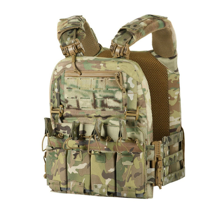 M - TAC Corazza QRS FAST Piastra Tattica Carier MOLLE Compatibile MTP Camo - GoMilitar