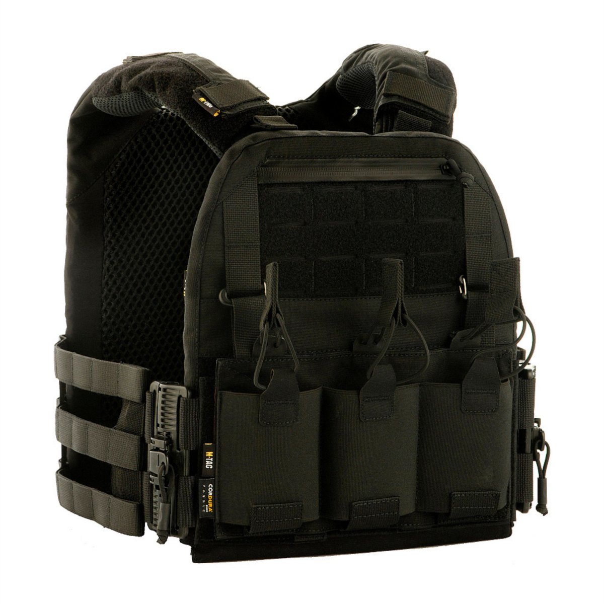 M-TAC Cuirass QRS Piastra tattica Carier Cordura Sistema di sgancio rapido Nero
