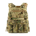 M-TAC Cuirass QRS Piastra tattica Carier Cordurda Sistema di sgancio rapido MTP Camo