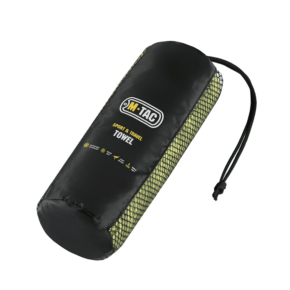 Asciugamano in microfibra M-TAC 150x75 cm Asciugatura rapida da viaggio per esterni da campeggio Verde