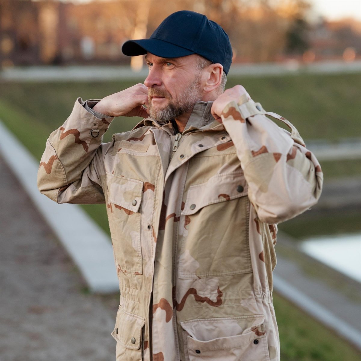 Cappello da baseball in stile militare M-TAC Lightweight Field Tactical Cappello blu navy