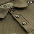 Polo in stile militare M-TAC Oliva tattica leggera traspirante