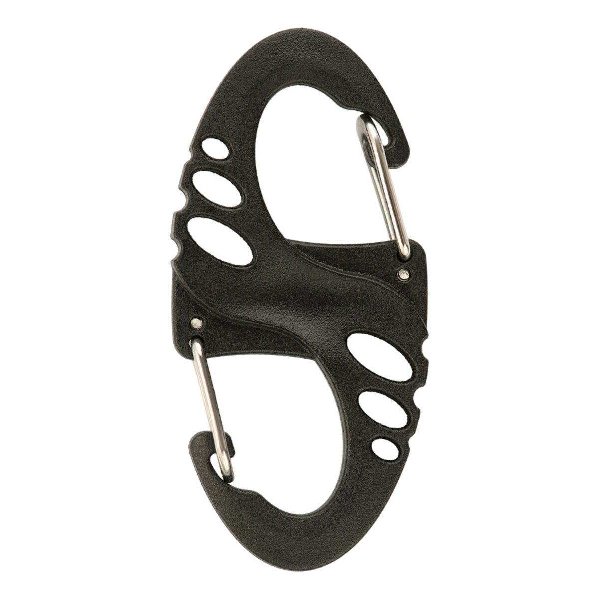 Moschettone tattico M-TAC S-Hook Gancio per clip per attrezzi leggero e leggero nero