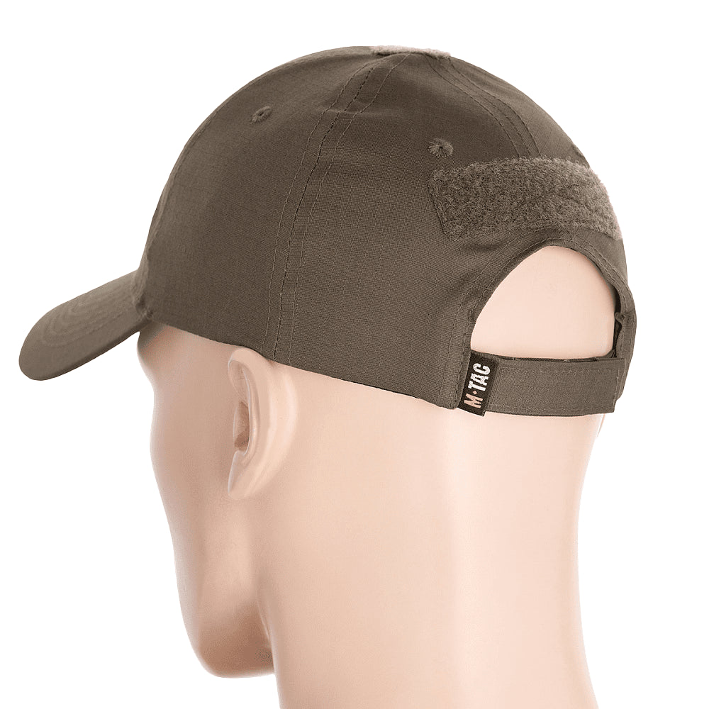Berretto da baseball tattico M-Tac Vestibilità flessibile Ripstop Gancio e anello Oliva scuro L/XL