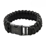 M-TAC Bracciale tattico Paracord Cavo tattico di sopravvivenza per esterni 3 m Nero