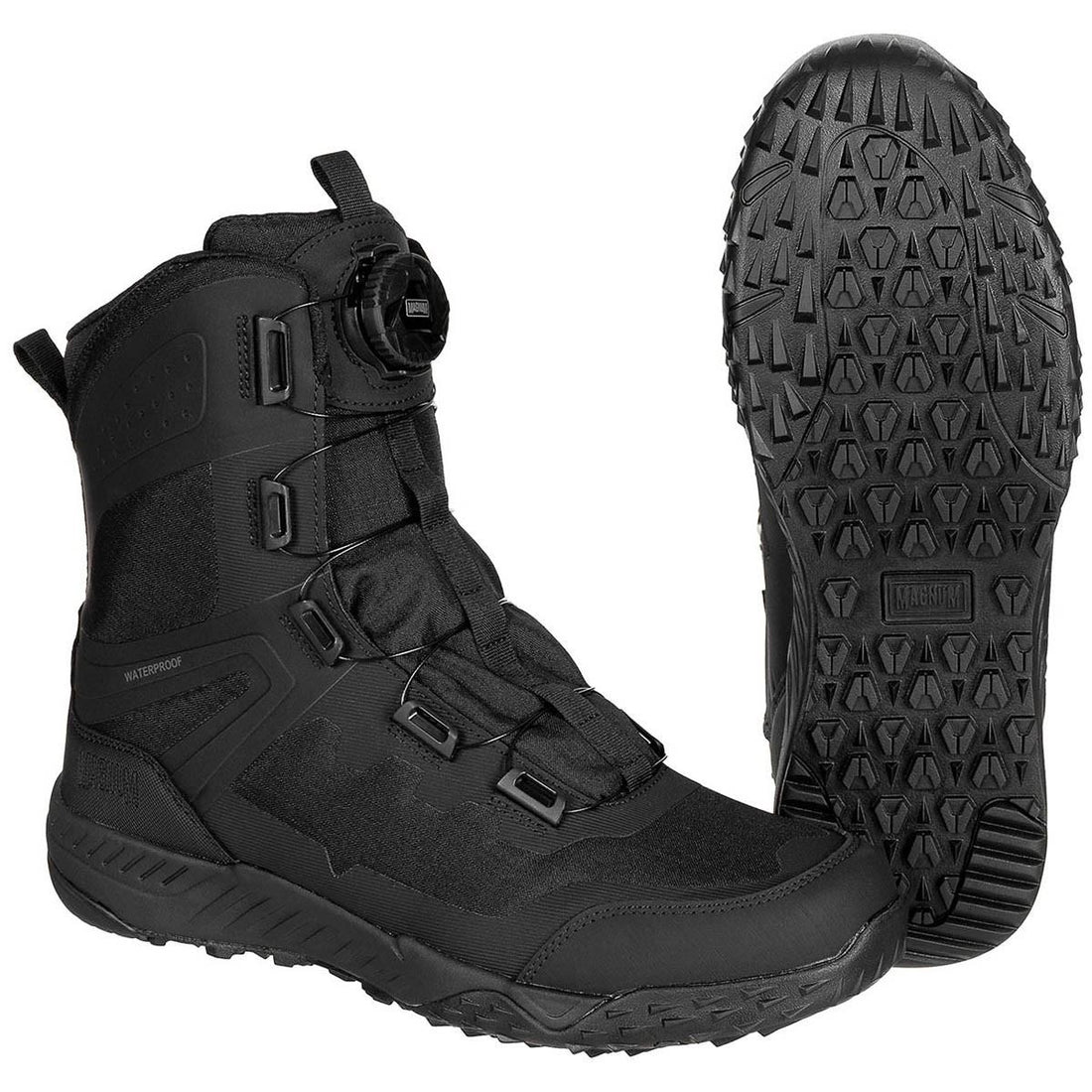 Stivali tattici Magnum Ultima 8.0 SZ WP impermeabili M Lock leggeri neri