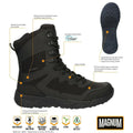 Magnum Ultima 8.0 Stivali da combattimento impermeabile escursioni Trek di Trek leggero nero