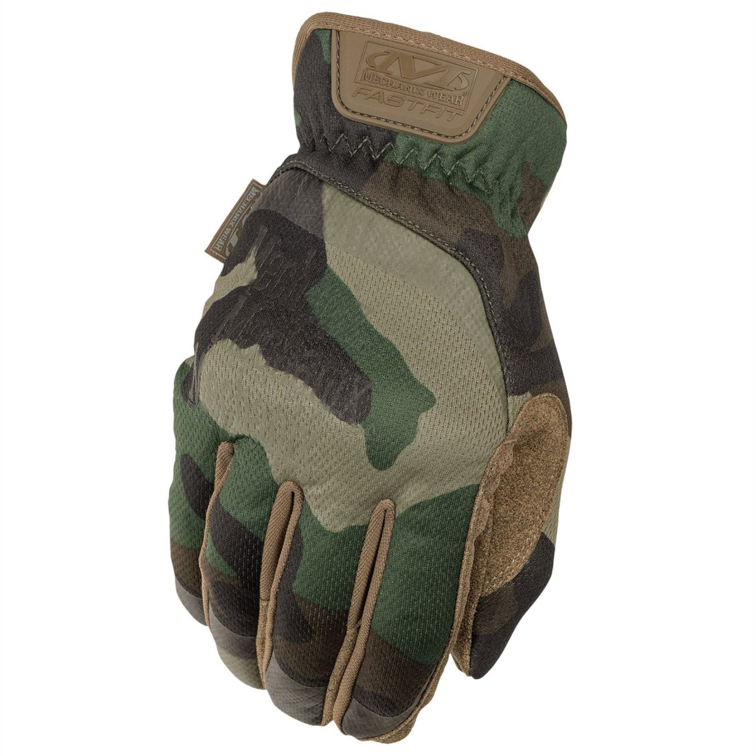 Guanti tattici Mechanix Wear Fastfit Gen 2 Polsini elasticizzati Woodland Camo