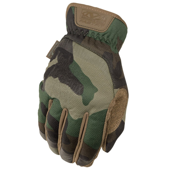 Guanti tattici Mechanix Fastfit Gen 2 Polsini elasticizzati Woodland Camo - GoMilitar
