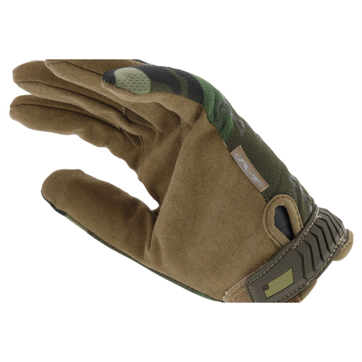Guanti tattici Mechanix Wear Inserti per dita in Lycra traspirante Woodland Camo