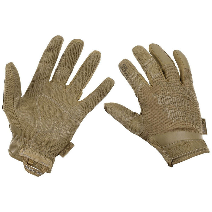 Mechanix Wear Guanti da tiro tattici Specialità Coyote traspirante da 0,5 mm - GoMilitar