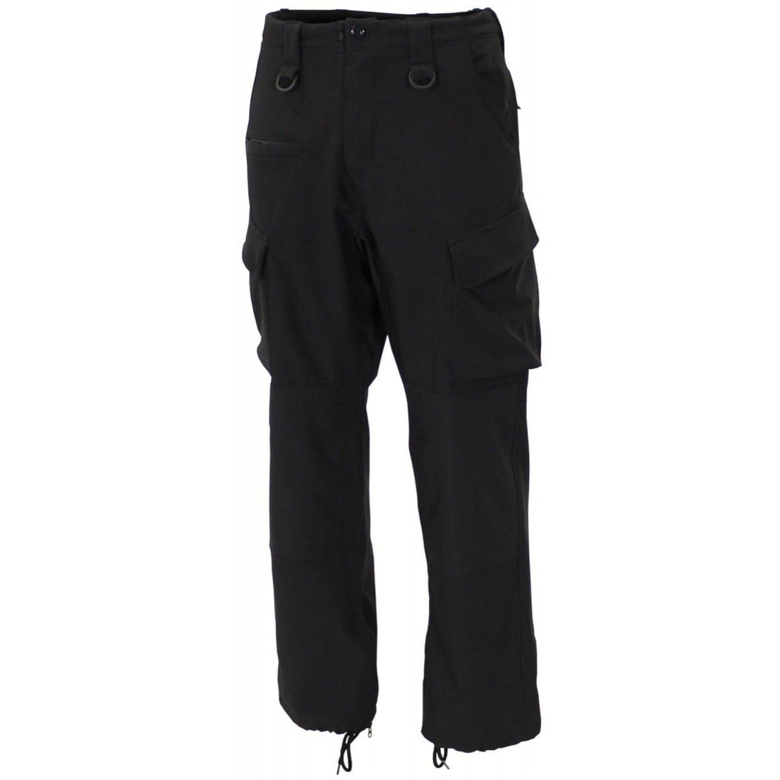 Pantaloni invernali MFH Allround Softshell 3 strati impermeabili e traspiranti neri