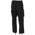 Pantaloni invernali MFH Allround Softshell 3 strati impermeabili e traspiranti neri