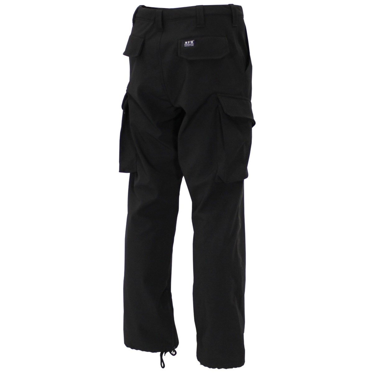 Pantaloni invernali MFH Allround Softshell 3 strati impermeabili e traspiranti neri