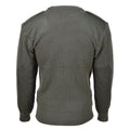 MFH Brand Military Style Commando Pullover Pullover Stit Magita in maglia Oliva Nuovo