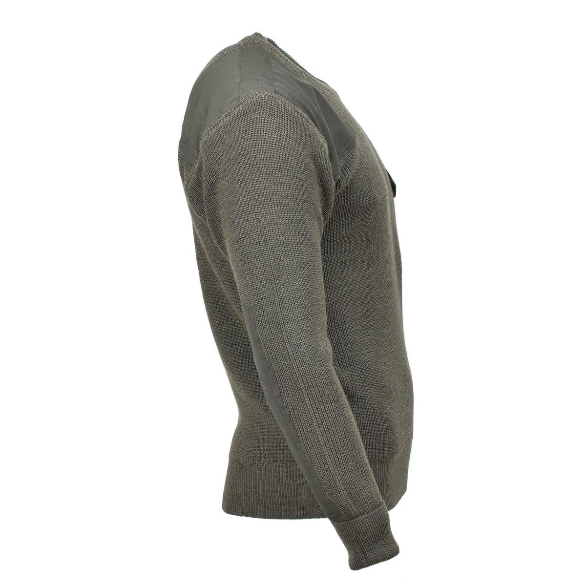 MFH Brand Military Style Commando Pullover Pullover Stit Magita in maglia Oliva Nuovo