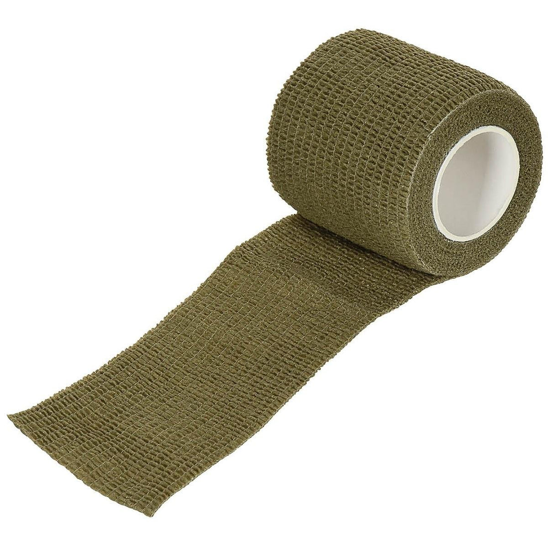 MFH Nastro mimetico Tessuto strutturale elastico autoadesivo 5 cm x 4,5 m Oliva