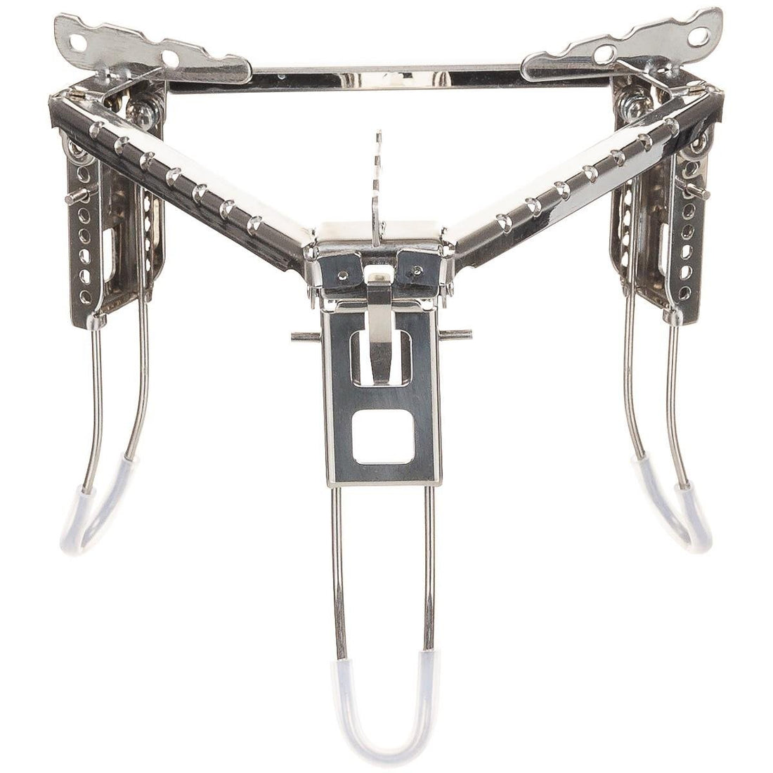 MFH Campfire Pot Stand a 3 gambe Tripode per la cottura esterna regolabile leggera
