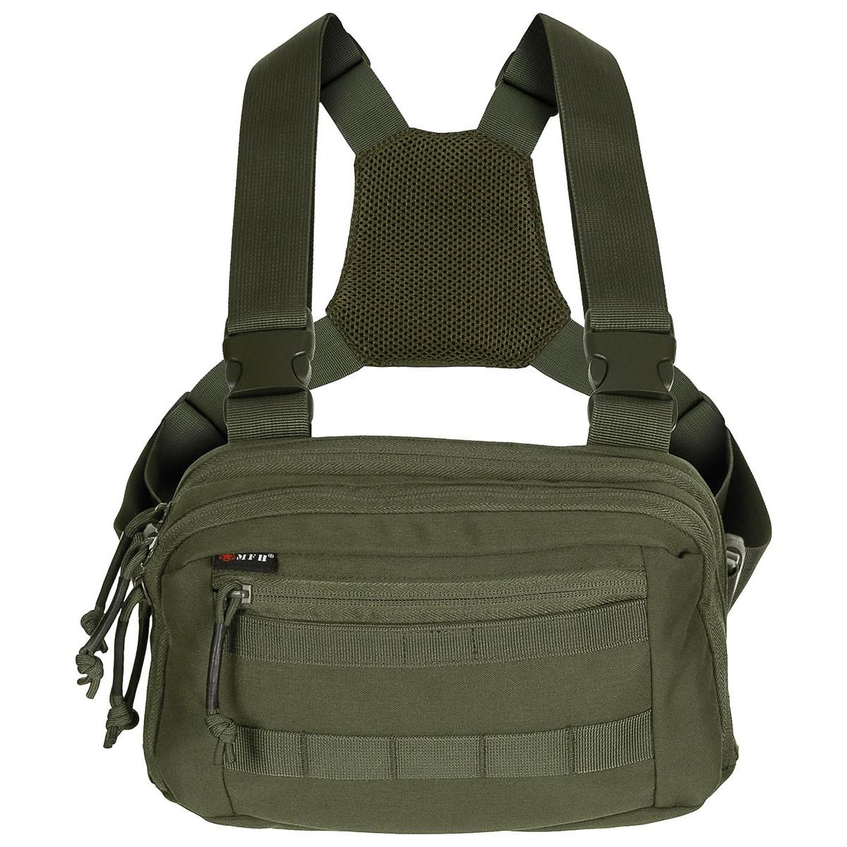 MFH Chest Pack Recon Borsa pettorale tattica Molle Organizer System Multicolor