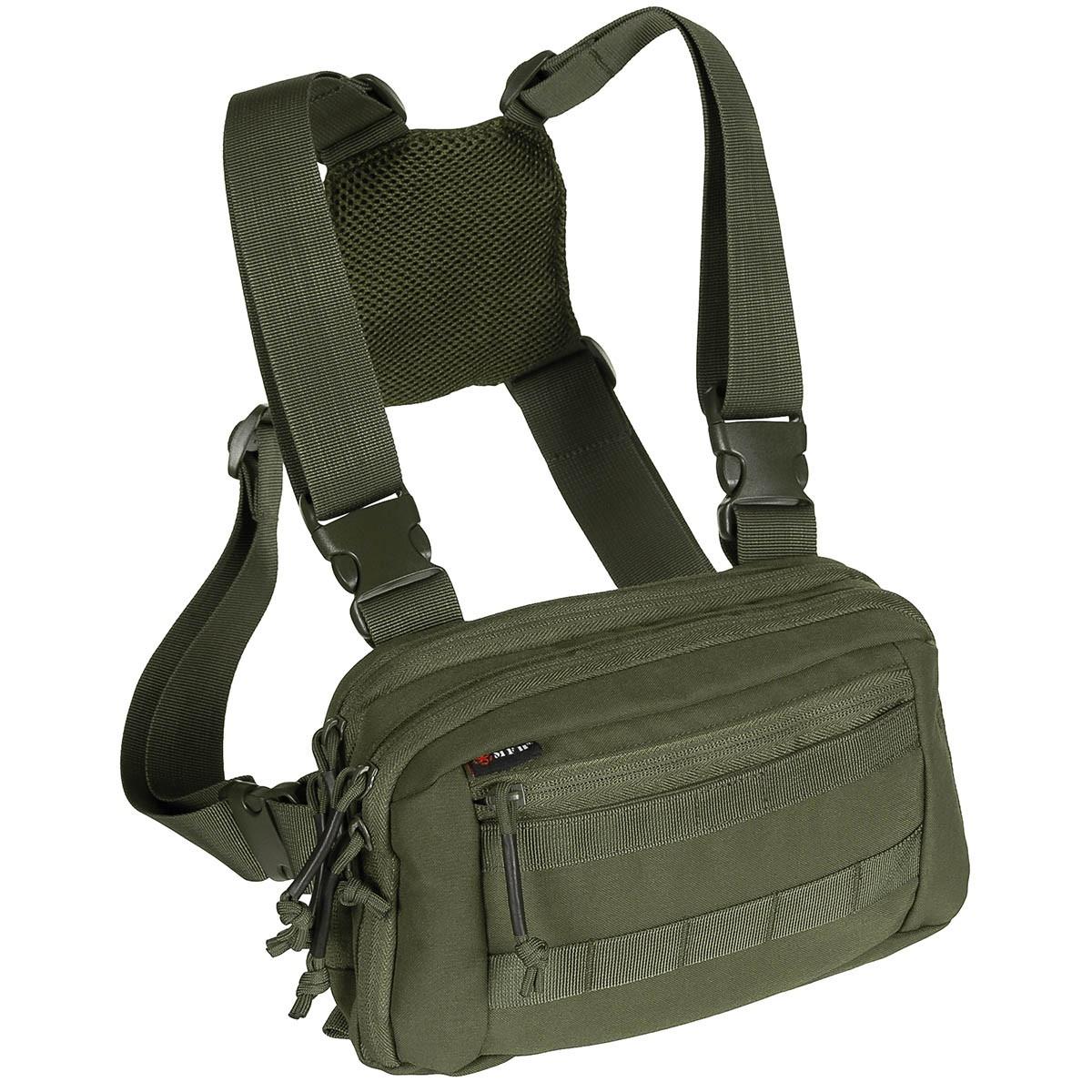MFH Chest Pack Recon Borsa pettorale tattica Molle Organizer System Multicolor