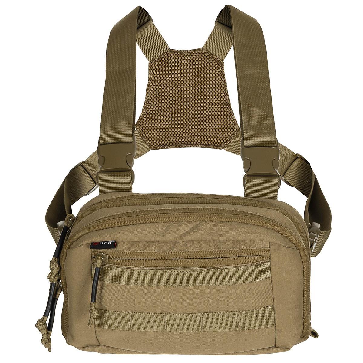 MFH Chest Pack Recon Borsa pettorale tattica Molle Organizer System Multicolor