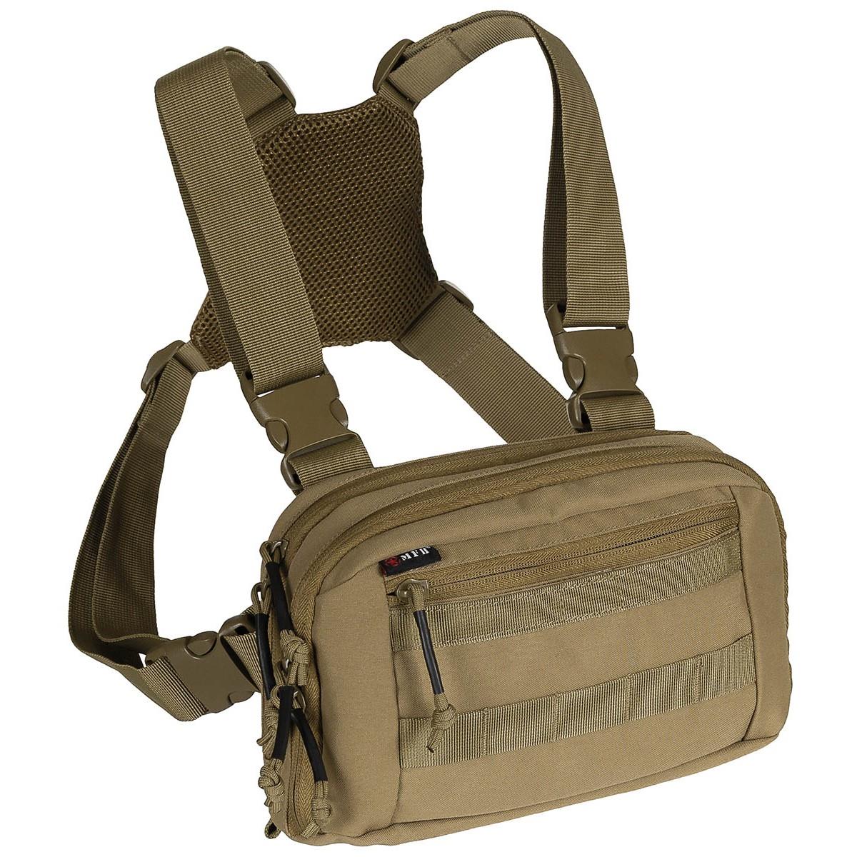 MFH Chest Pack Recon Borsa pettorale tattica Molle Organizer System Multicolor