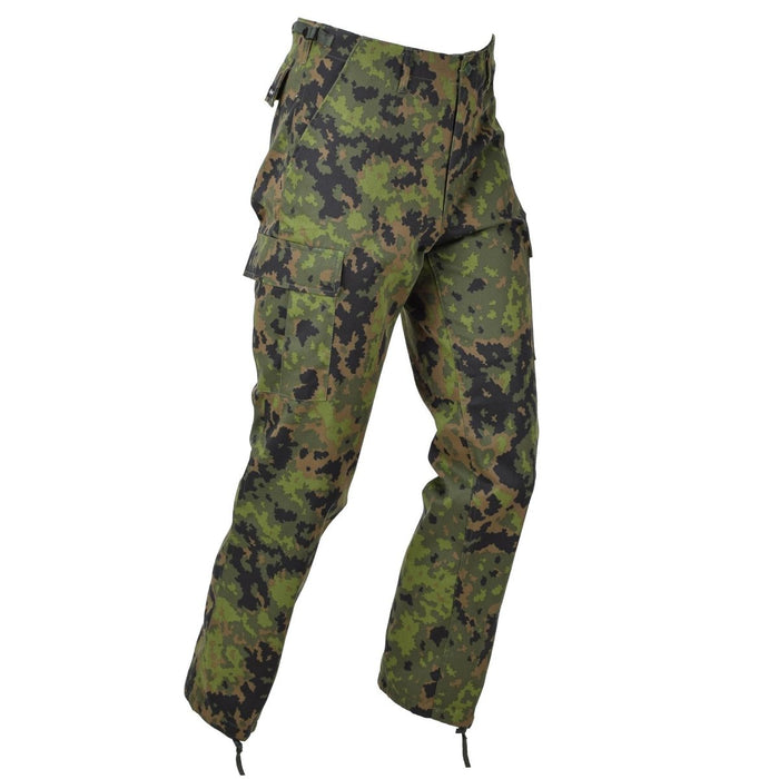 Pantaloni da combattimento MFH Vita regolabile Pantaloni BDU durevoli M05 Camo finlandese - GoMilitar