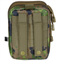 MFH Compact EDC Pouch 2 Compartments MOLLE Fissaggio Cingcio M05 Cimeflaggio