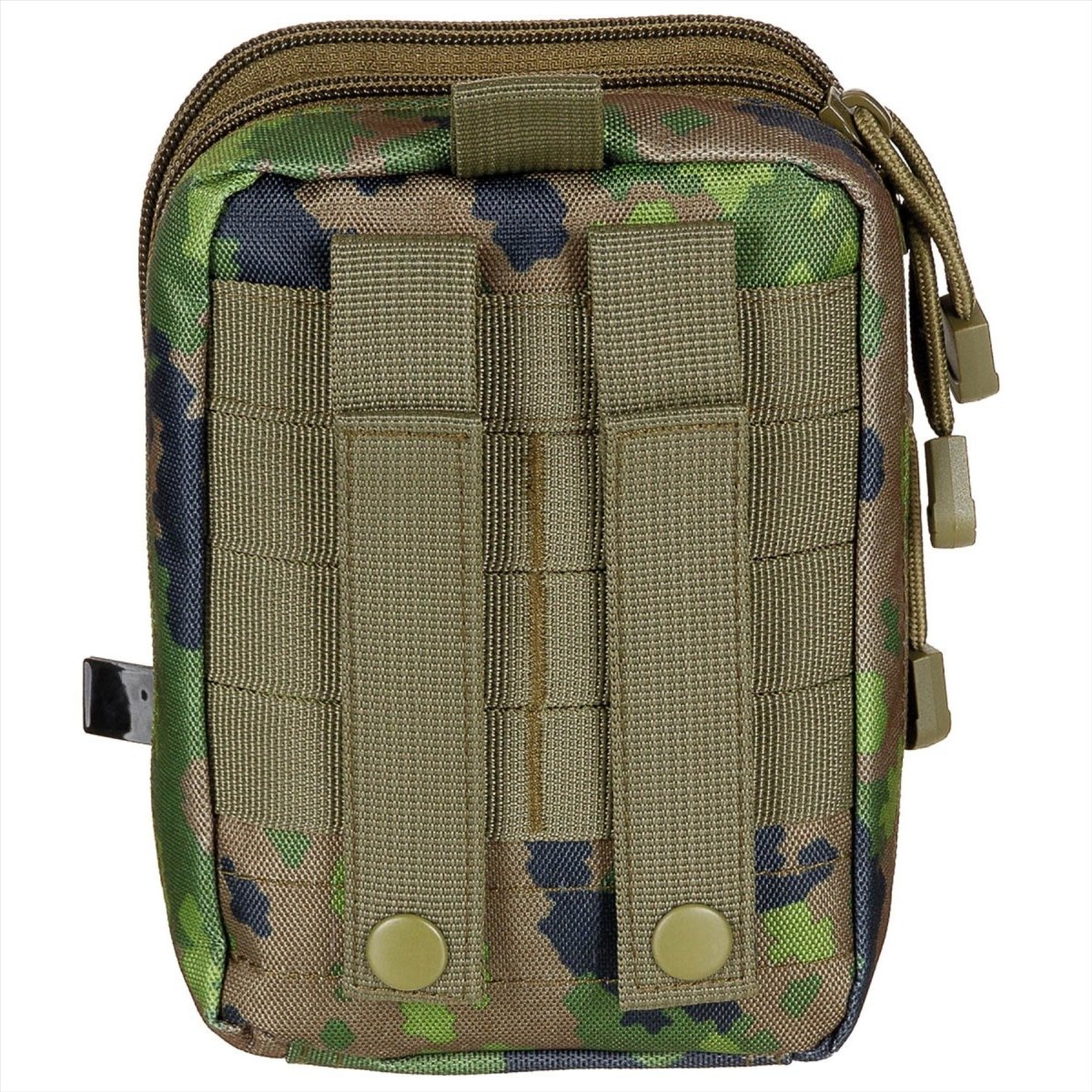 MFH Compact EDC Pouch 2 Compartments MOLLE Fissaggio Cingcio M05 Cimeflaggio