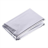 Coperta di emergenza MFH 213×132 cm Lamina di sopravvivenza rivestita in alluminio