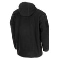 Giacca di pile tattica nera militare MFH Nuovo elastico con cappuccio termico nuovo