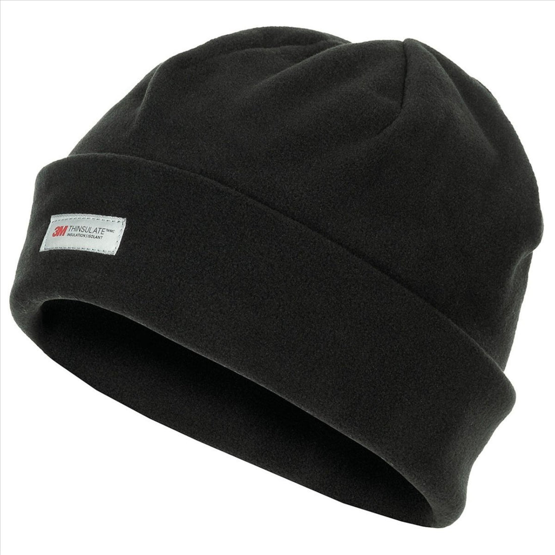 Cappello berretto in pile militare MFH Thinsulate isolato per il freddo nero