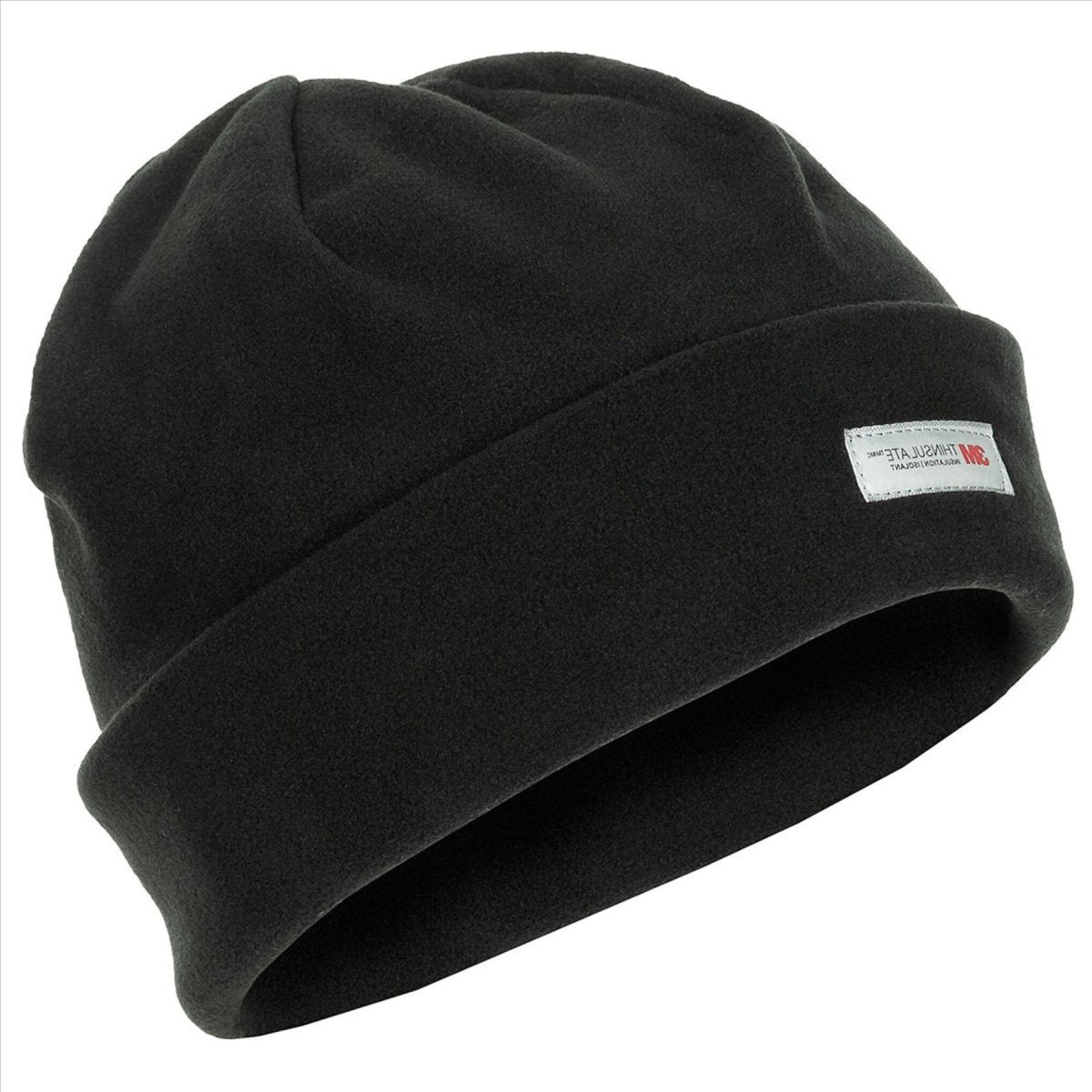 Cappello berretto in pile militare MFH Thinsulate isolato per il freddo nero