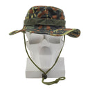 Cappello militare MFH con bordi circonferenziali multi trapuntati Flecktarn Camo